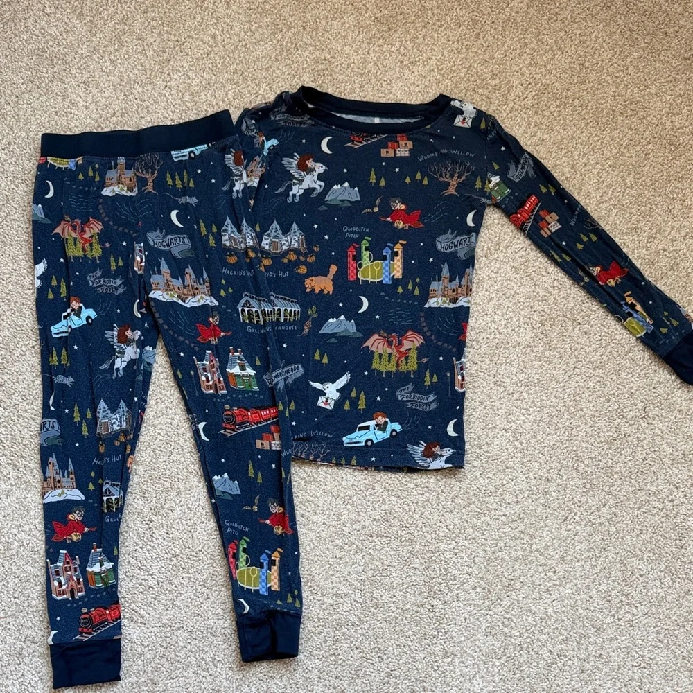 Little Sleepies Harry Potter™ Evening at Hogwarts™ Two-Piece Pajama Set - Picture 3 of 8